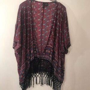 Fulltilt, paisley boho cover up